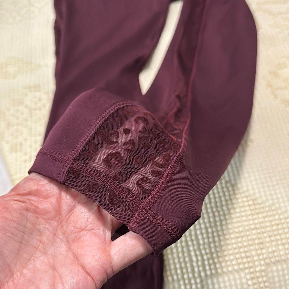 Avia Burgundy Active Leggings